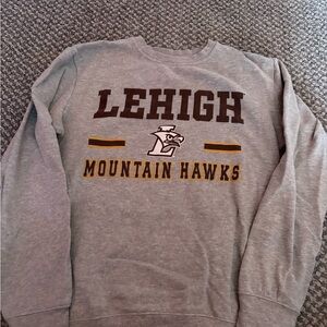 Lehigh University Mountain Hawks Gray Crewneck